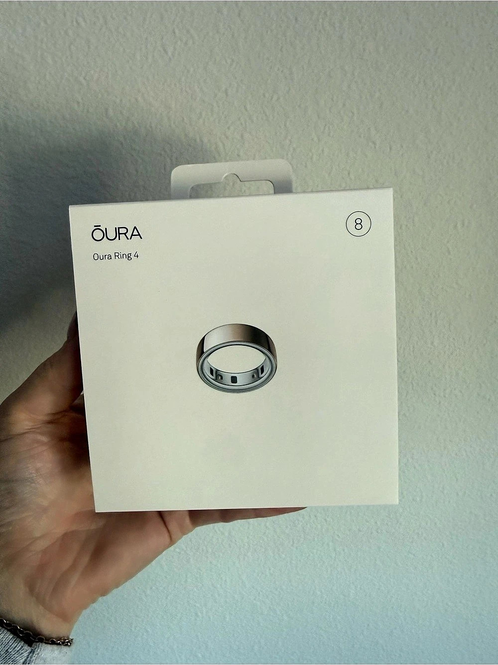 Oura Ring 4 Smart Ring Rose Gold Size 8 NWT